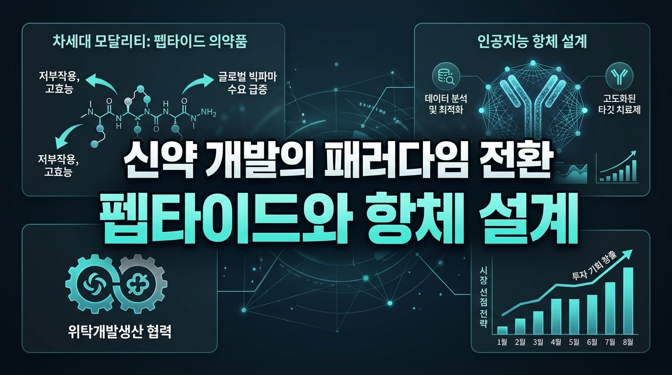 신약 개발의 패러다임 전환, 펩타이드와 AI 항체 설계