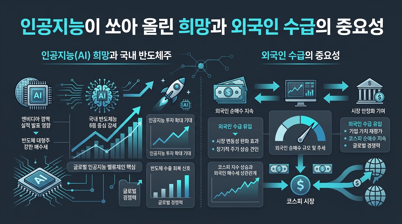 인공지능이 쏘아 올린 희망과 외국인 수급의 중요성