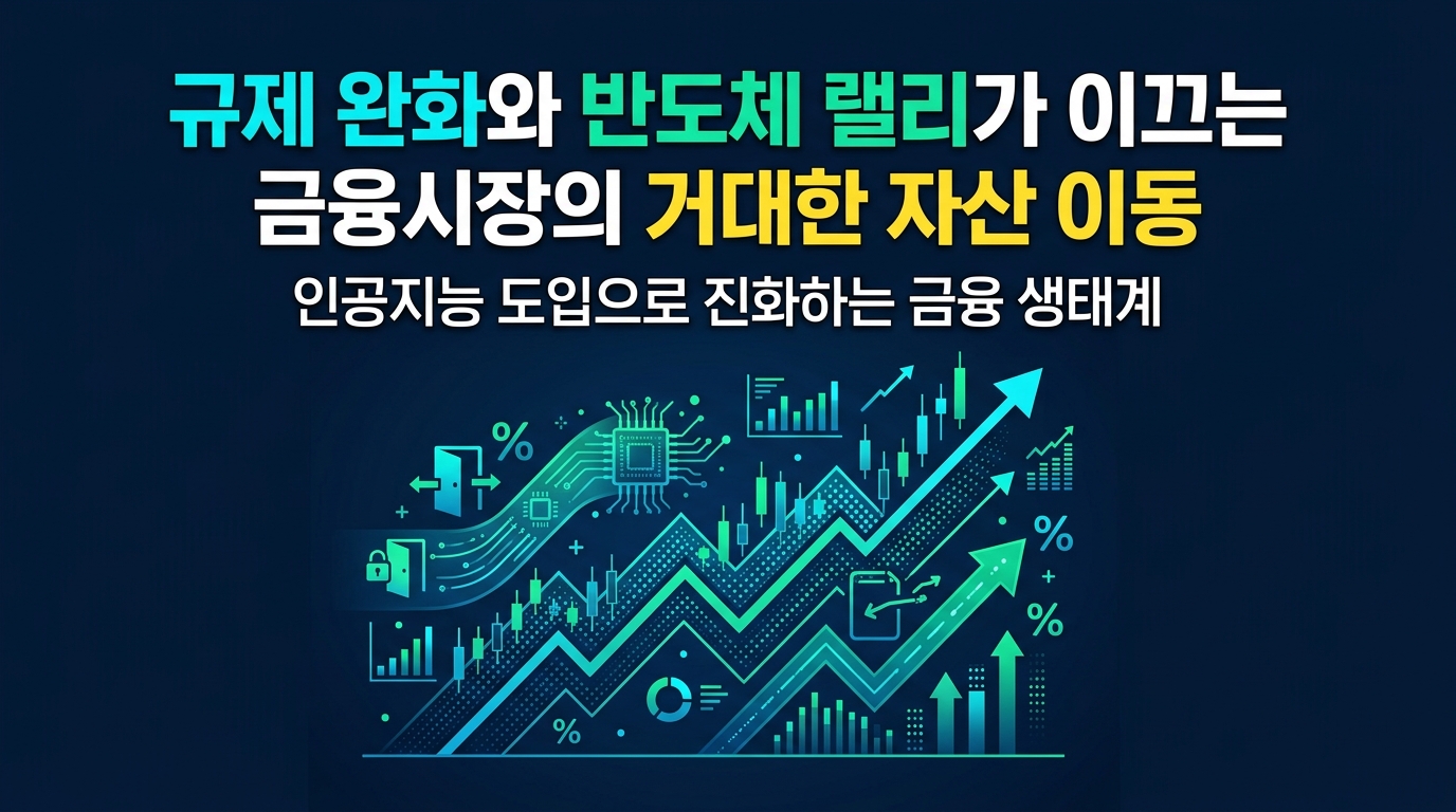 AI 규제 완화와 반도체 랠리가 이끄는 금융시장의 거대한 자산 이동