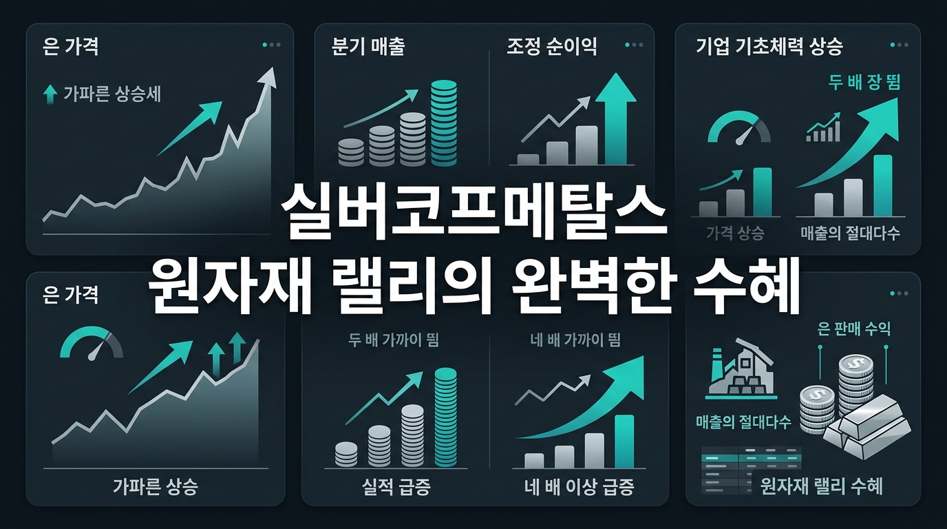 실버코프메탈스 원자재 랠리의 완벽한 수혜