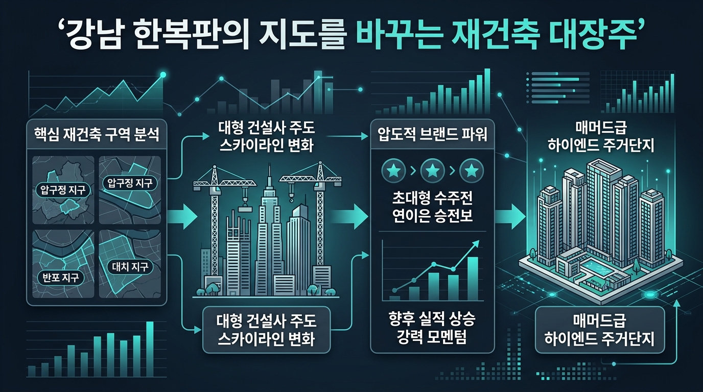 강남 한복판의 지도를 바꾸는 재건축 대장주