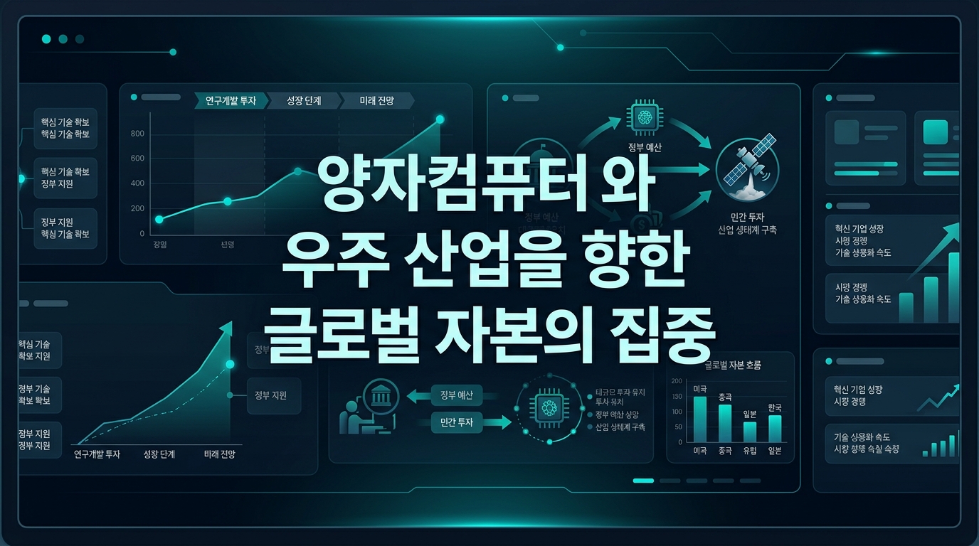 양자컴퓨터와 우주 산업을 향한 글로벌 자본의 집중