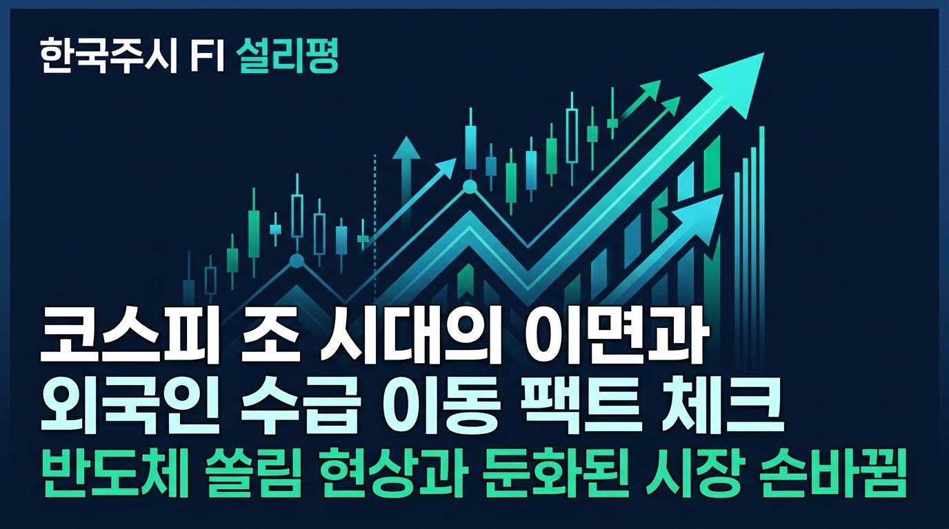 코스피 40조 시대의 이면과 외국인 수급 이동 팩트 체크