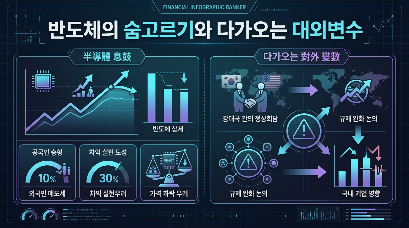 반도체의 숨고르기와 다가오는 대외 변수