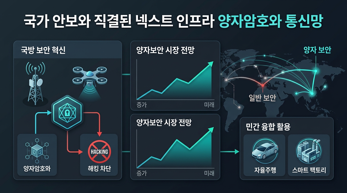 국가 안보와 직결된 넥스트 인프라, 양자암호와 통신망