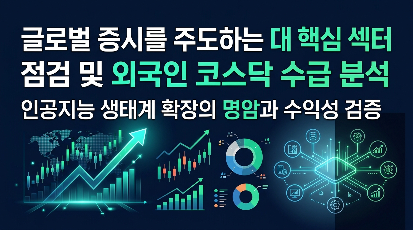 글로벌 증시를 주도하는 4대 핵심 섹터 점검 및 외국인 코스닥 수급 분석