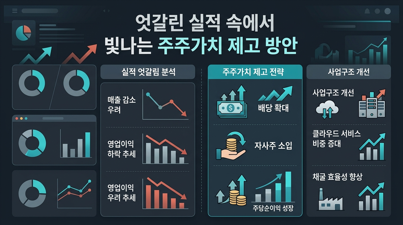 엇갈린 실적 속에서 빛나는 주주가치 제고 방안