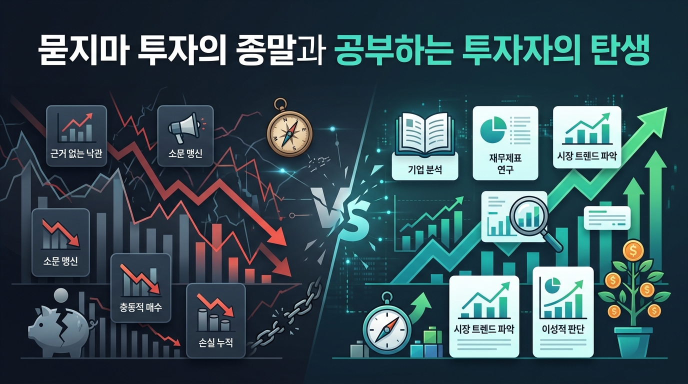 묻지마 투자의 종말과 공부하는 투자자의 탄생