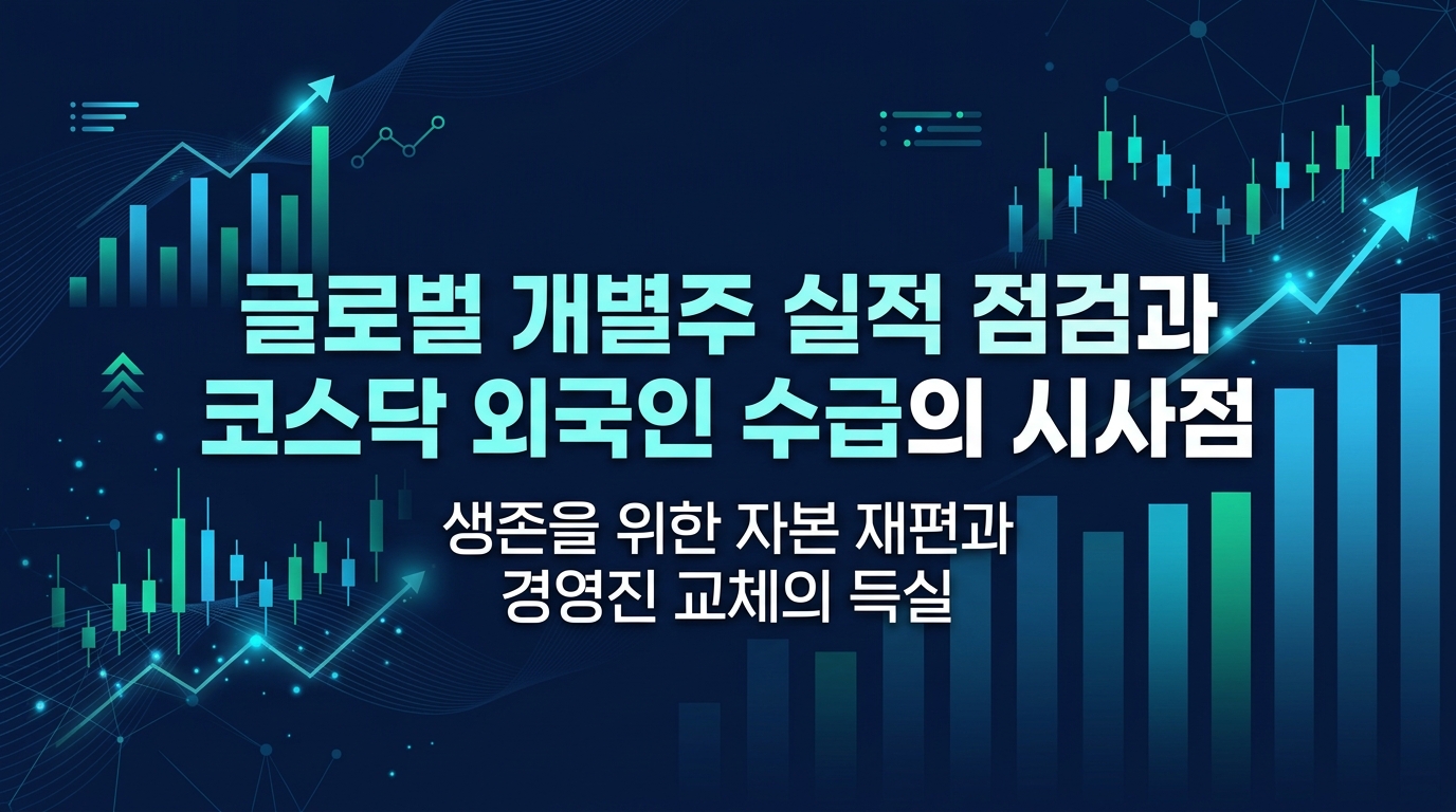 글로벌 개별주 실적 점검과 코스닥 외국인 수급의 시사점