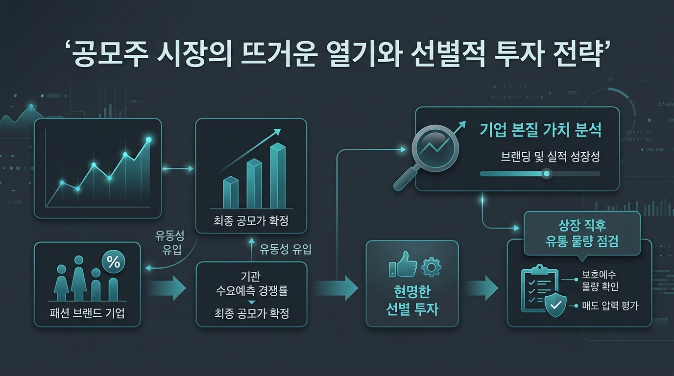 공모주 시장의 뜨거운 열기와 선별적 투자 전략