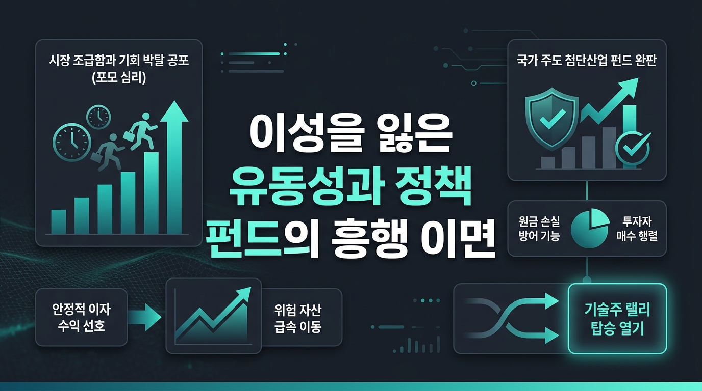 이성을 잃은 유동성과 정책 펀드의 흥행 이면
