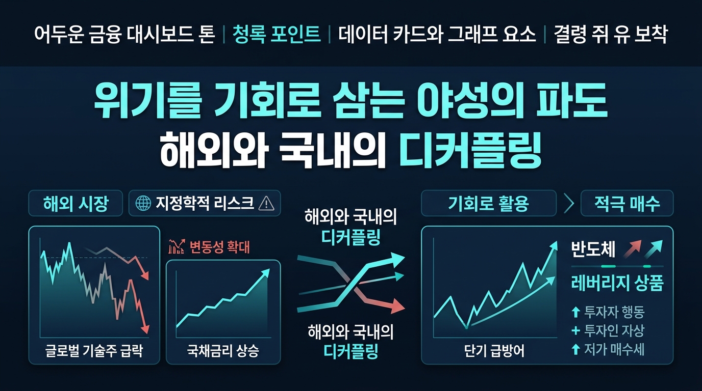 위기를 기회로 삼는 야성의 파도 해외와 국내의 디커플링