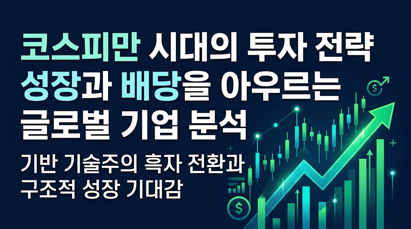 코스피 1만 시대의 투자 전략 성장과 배당을 아우르는 글로벌 기업 분석