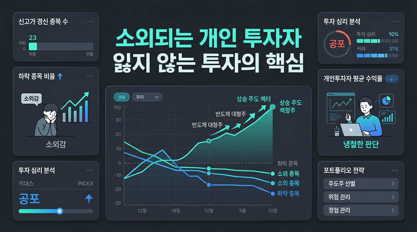 소외되는 개인 투자자, 잃지 않는 투자의 핵심