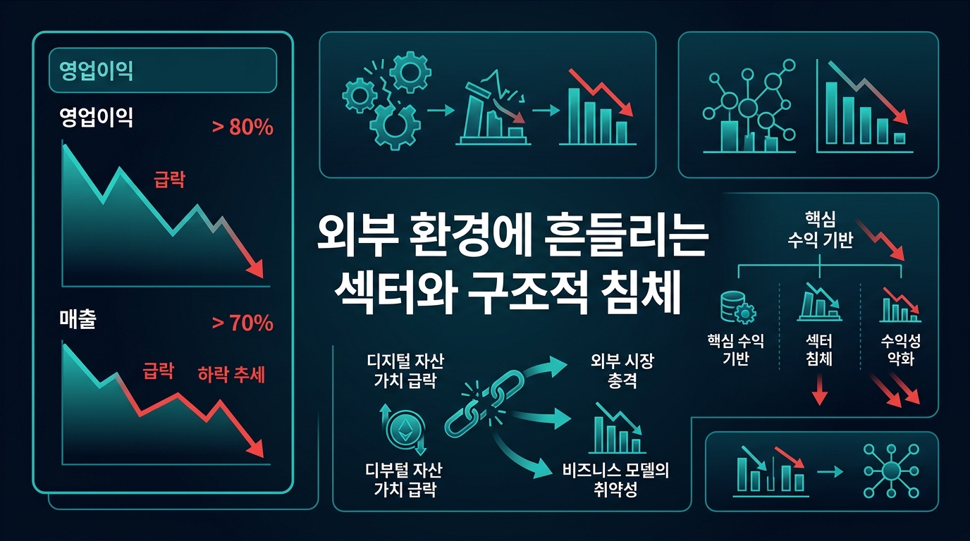 외부 환경에 흔들리는 섹터와 구조적 침체