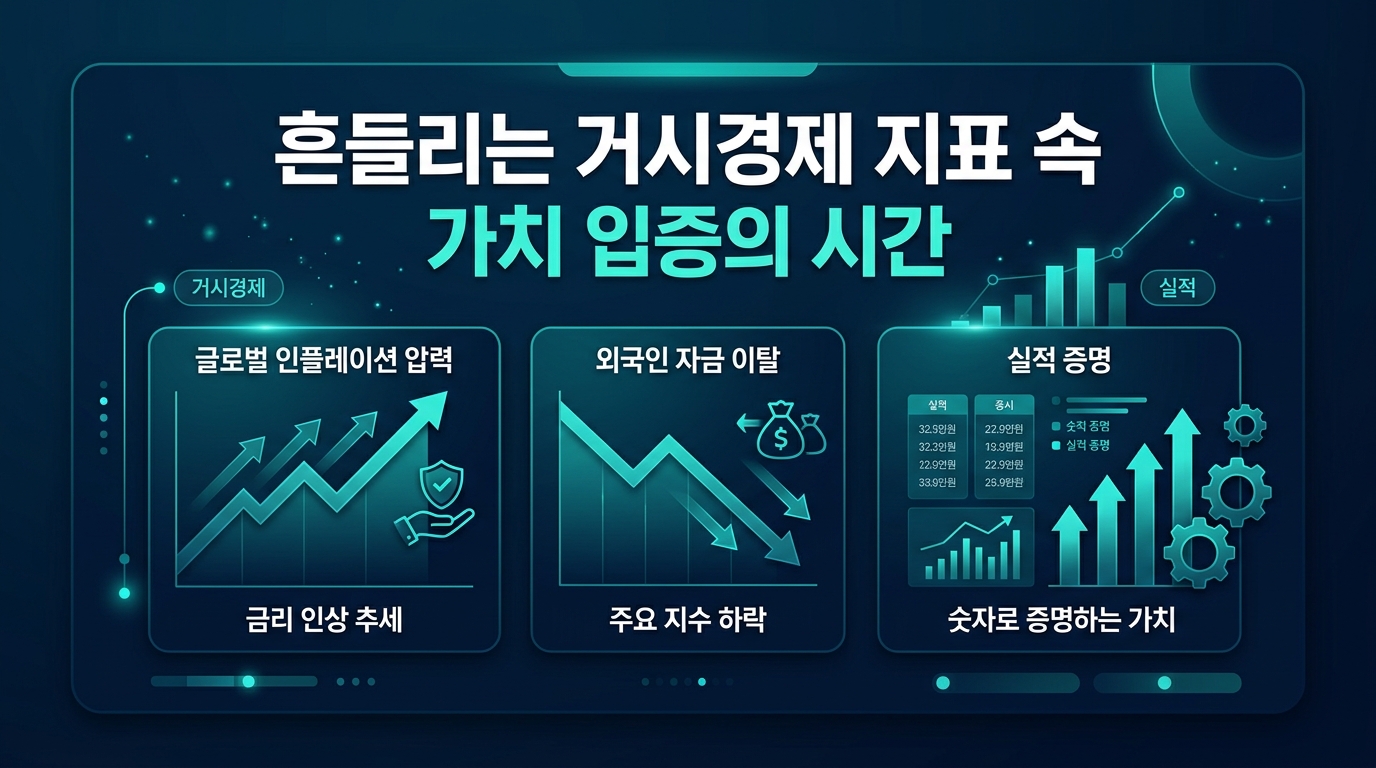 흔들리는 거시경제 지표 속 가치 입증의 시간