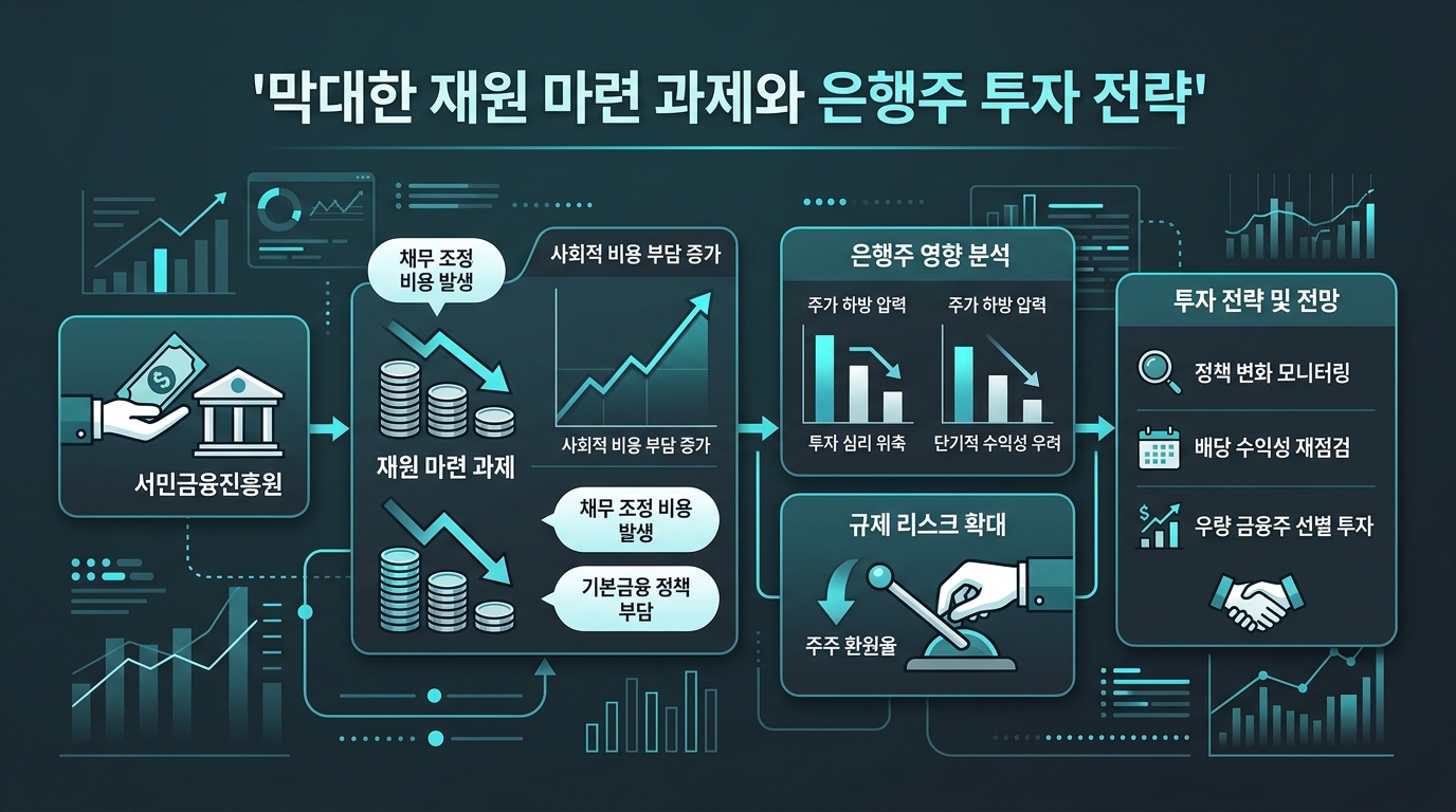 막대한 재원 마련 과제와 은행주 투자 전략