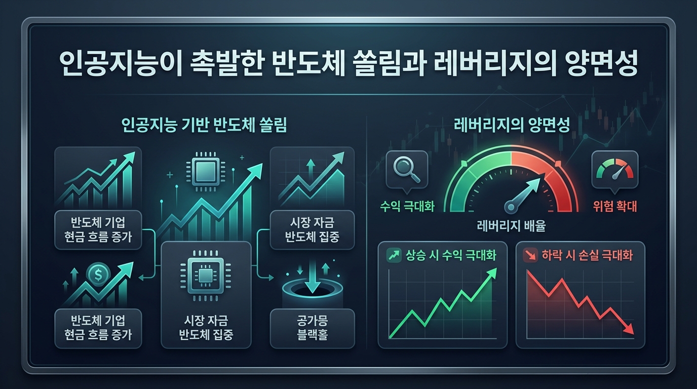 인공지능이 촉발한 반도체 쏠림과 레버리지의 양면성