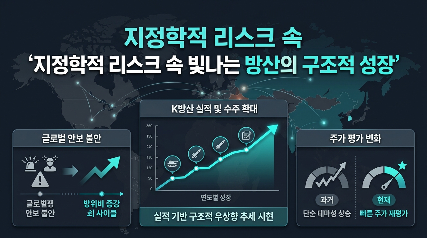 지정학적 리스크 속 빛나는 K방산의 구조적 성장