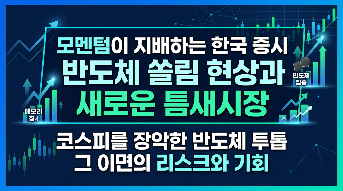 AI 모멘텀이 지배하는 한국 증시, 반도체 쏠림 현상과 새로운 틈새시장