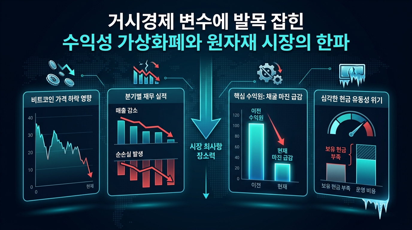 거시경제 변수에 발목 잡힌 수익성 가상화폐와 원자재 시장의 한파