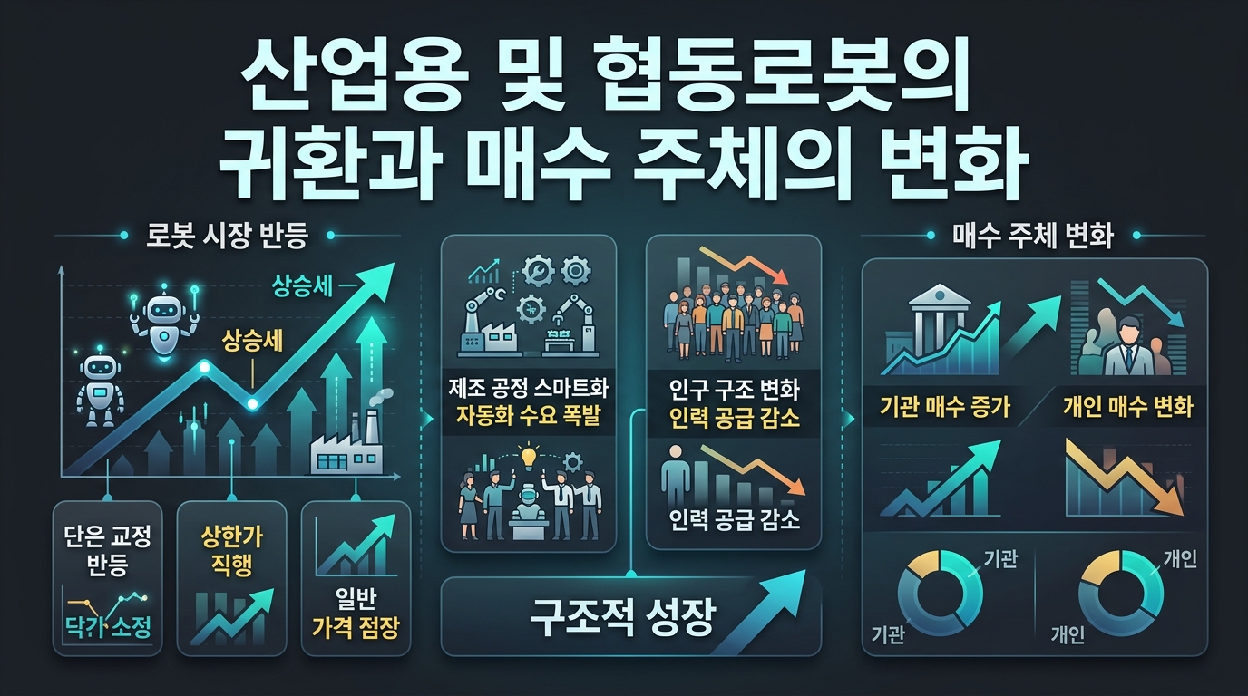 산업용 및 협동로봇의 귀환과 매수 주체의 변화