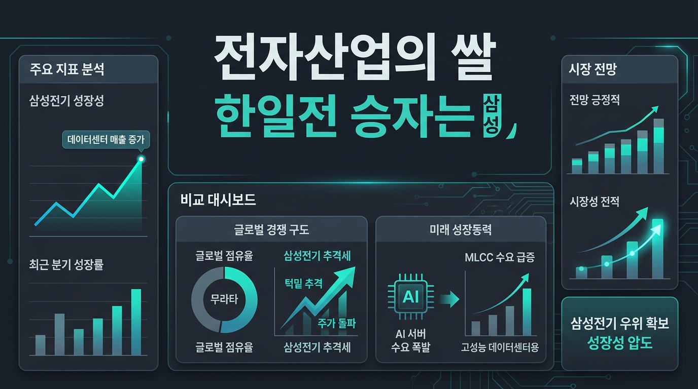 전자산업의 쌀 MLCC, 한일전 승자는 삼성전기