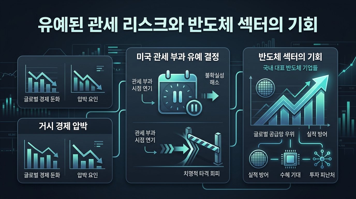 유예된 관세 리스크와 반도체 섹터의 기회