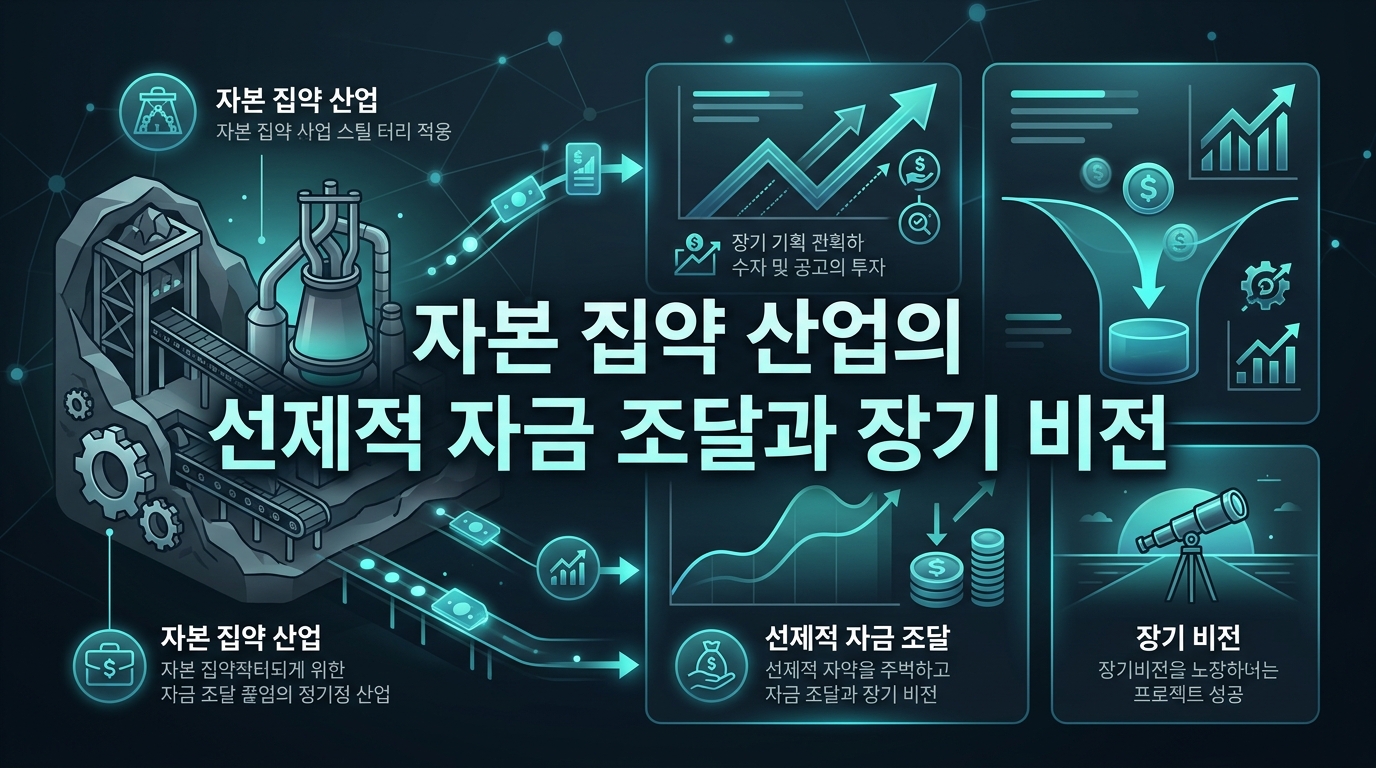 자본 집약 산업의 선제적 자금 조달과 장기 비전