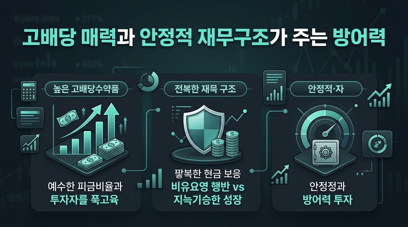 고배당 매력과 안정적 재무구조가 주는 방어력
