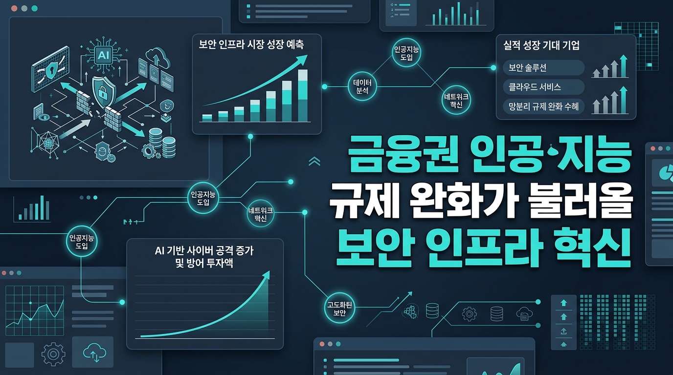 금융권 인공지능 규제 완화가 불러올 보안 인프라 혁신