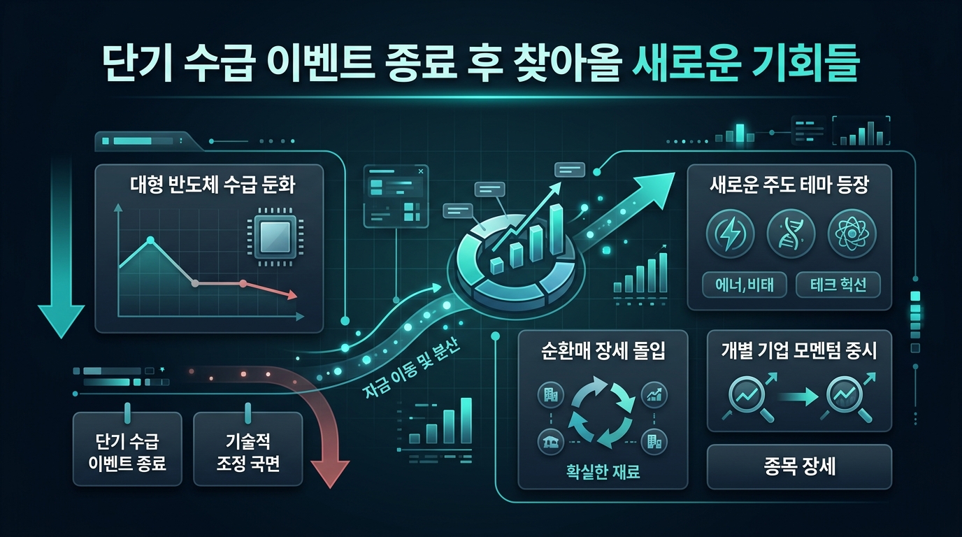 단기 수급 이벤트 종료 후 찾아올 새로운 기회들