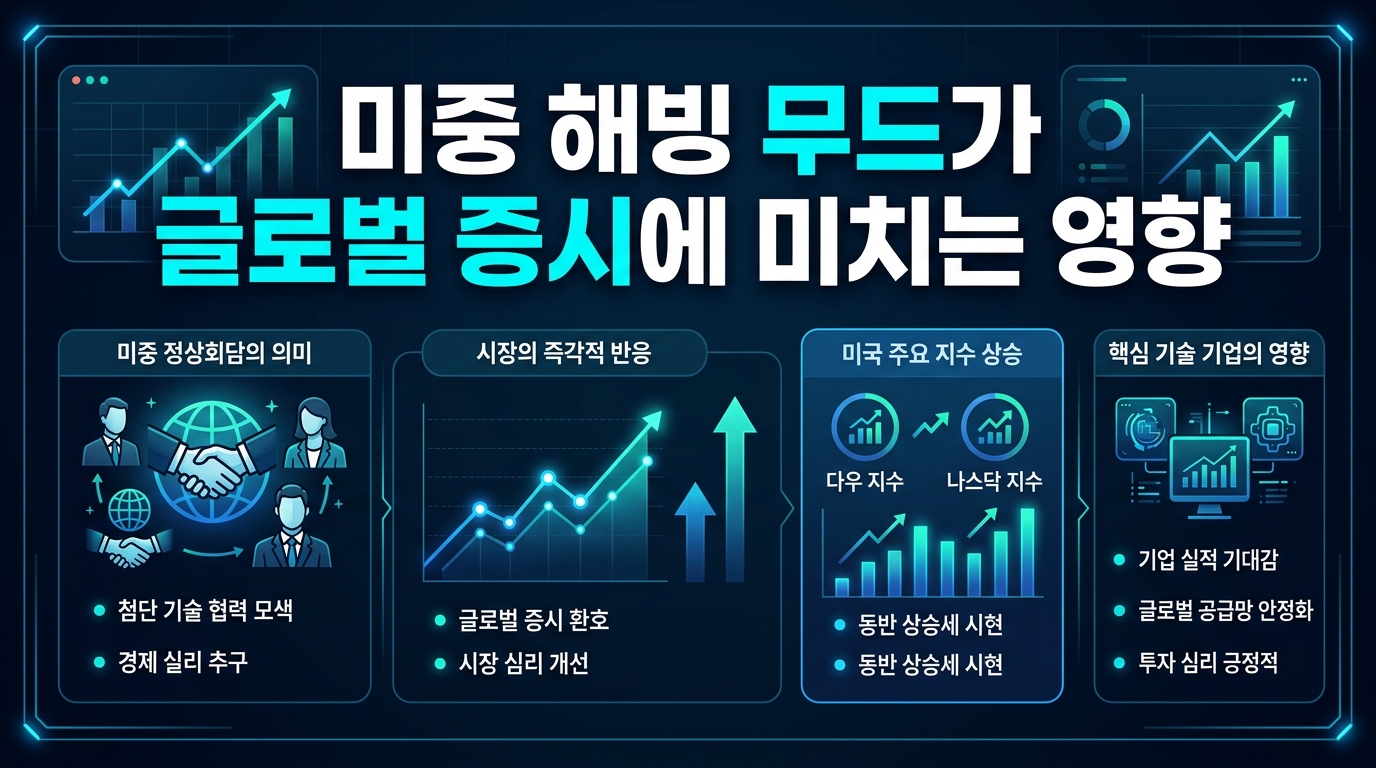 미중 해빙 무드가 글로벌 증시에 미치는 영향