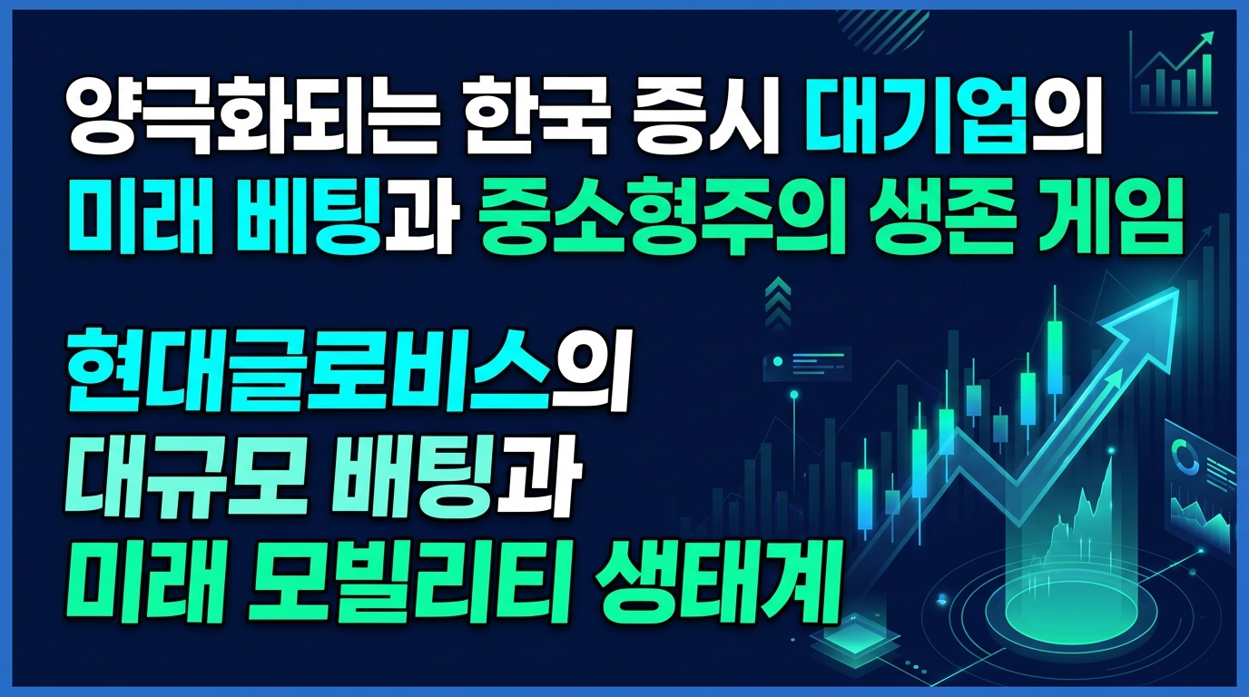 양극화되는 한국 증시 대기업의 미래 베팅과 중소형주의 생존 게임