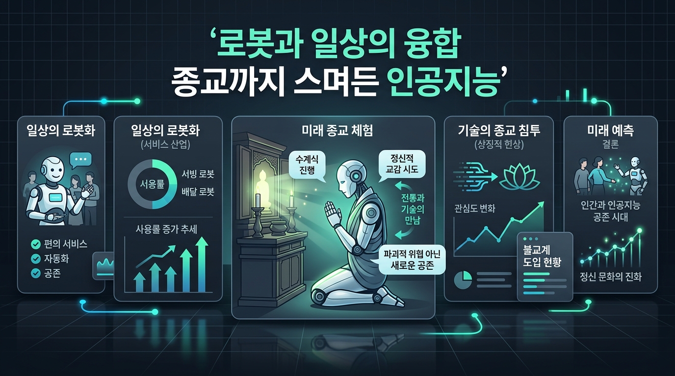 로봇과 일상의 융합, 종교까지 스며든 인공지능