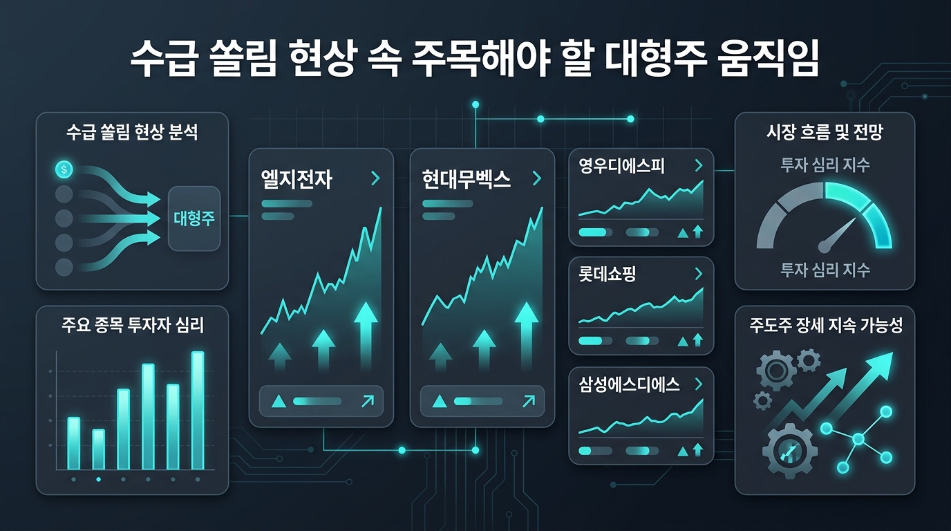 수급 쏠림 현상 속 주목해야 할 대형주 움직임