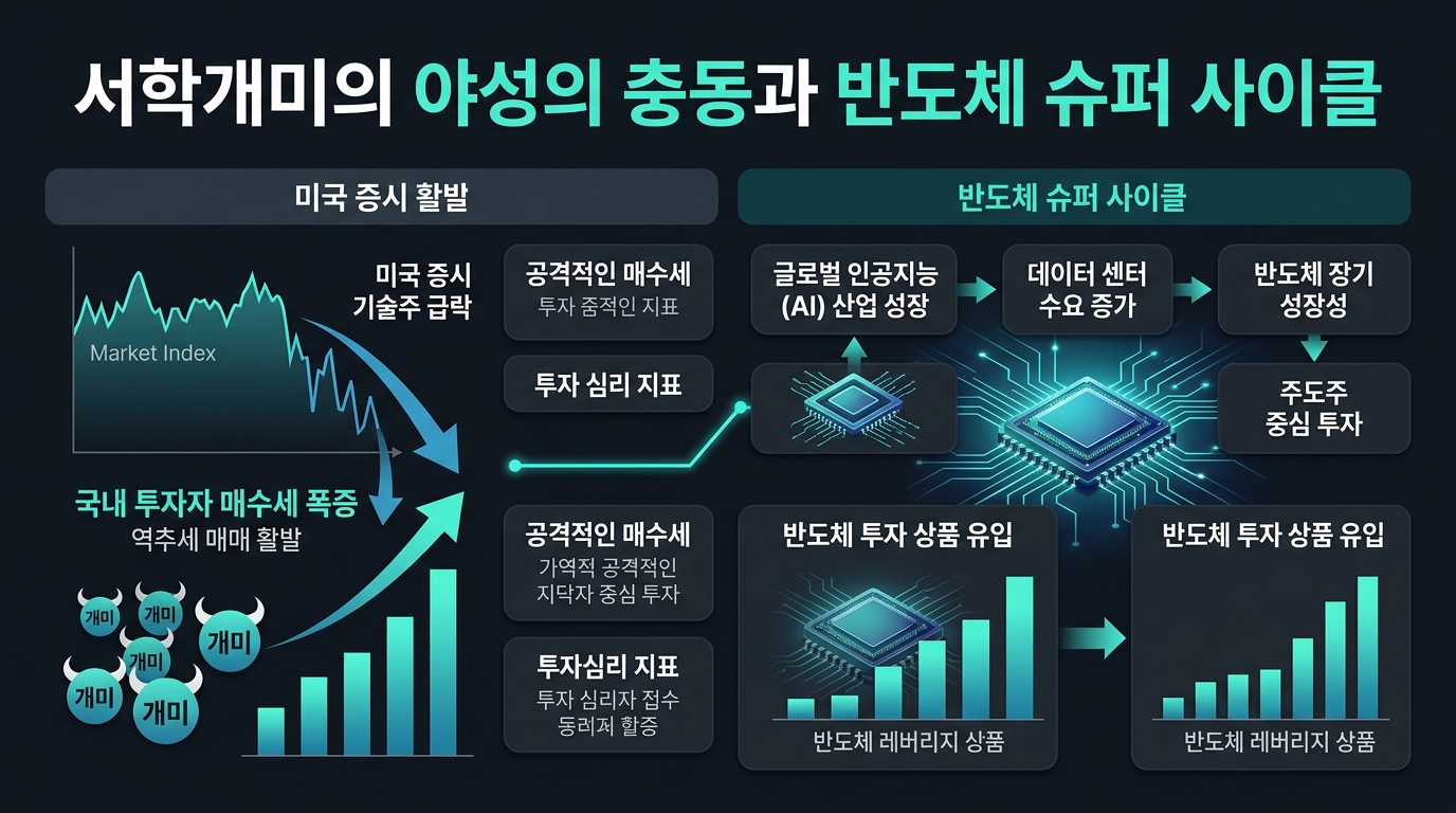 서학개미의 야성의 충동과 반도체 슈퍼 사이클