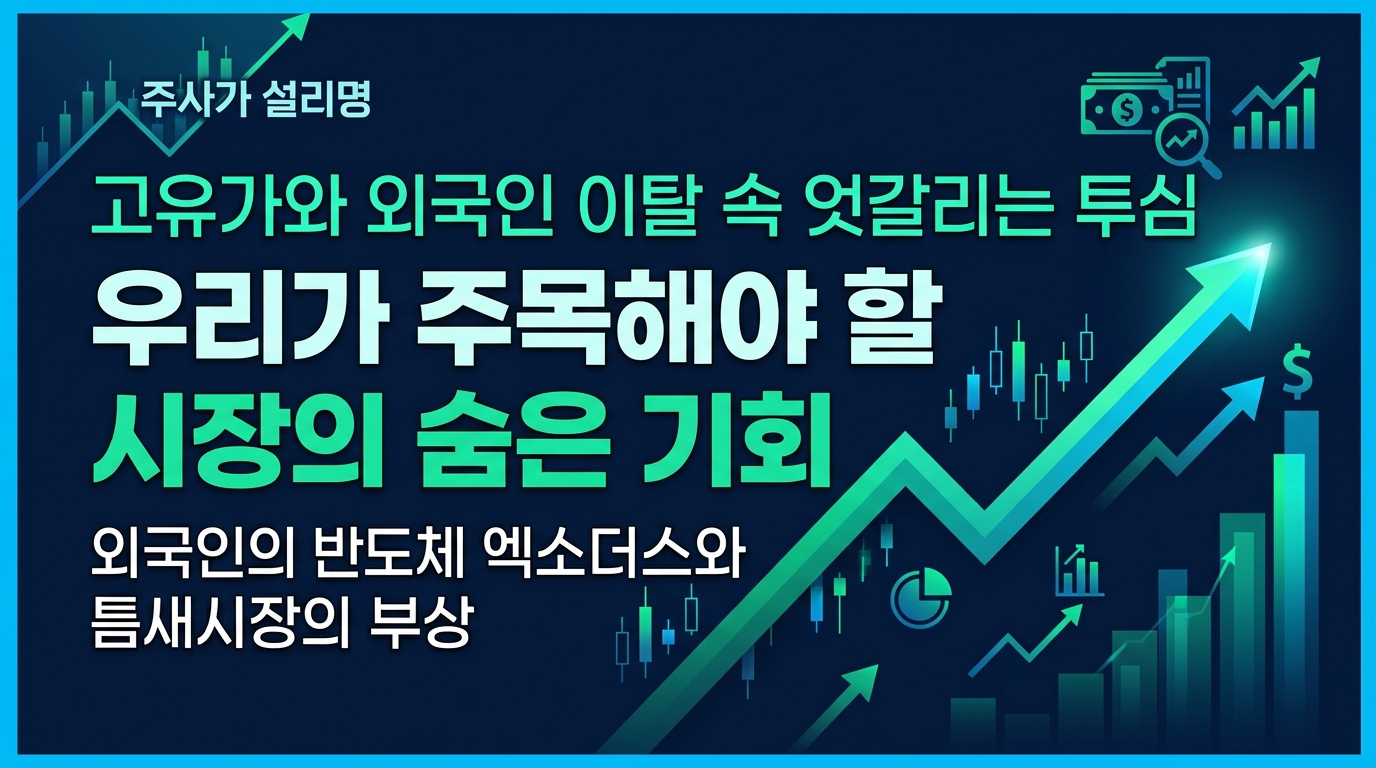 고유가와 외국인 이탈 속 엇갈리는 투심, 우리가 주목해야 할 시장의 숨은 기회