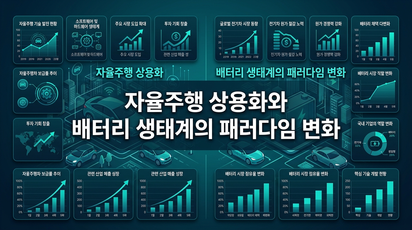 자율주행 상용화와 배터리 생태계의 패러다임 변화