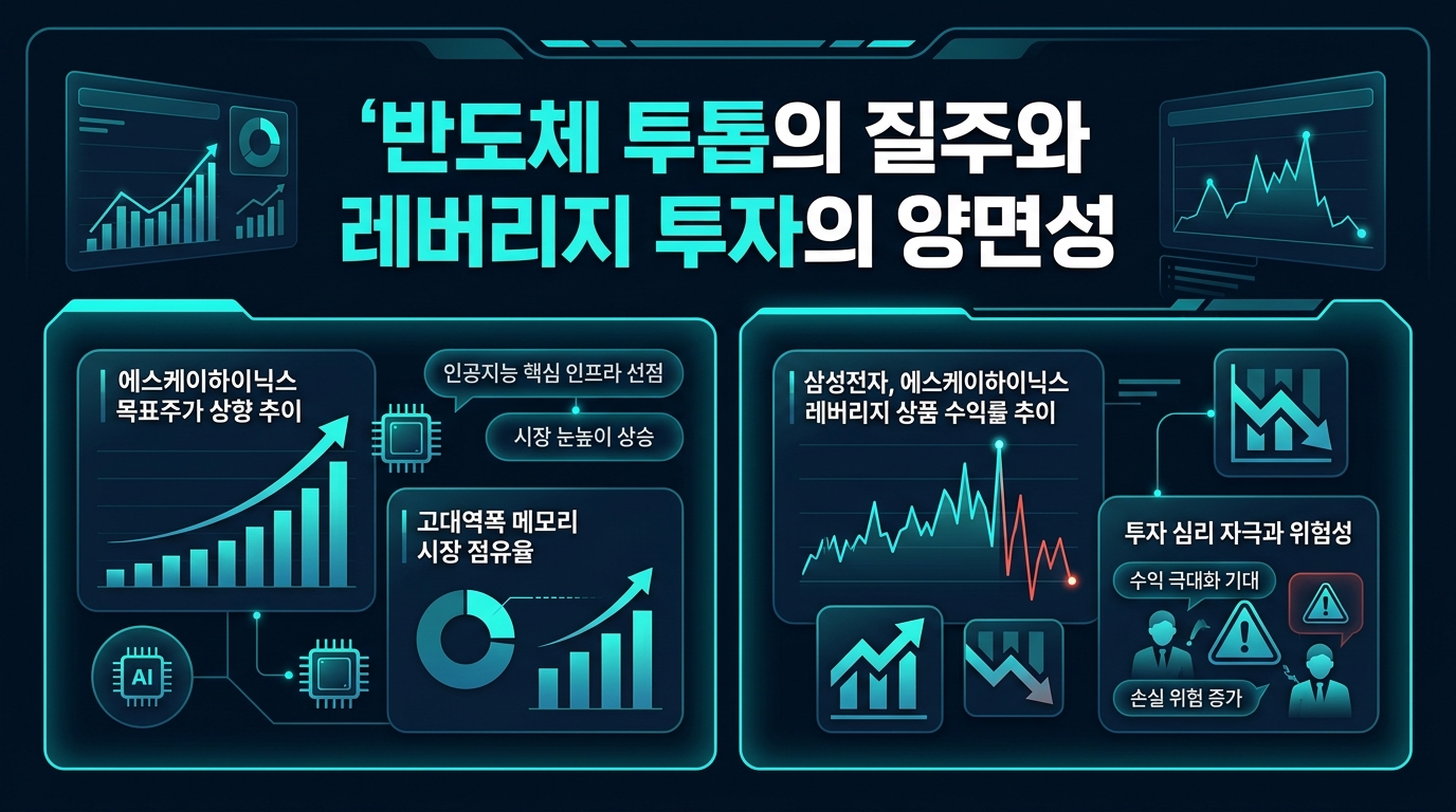 반도체 투톱의 질주와 레버리지 투자의 양면성