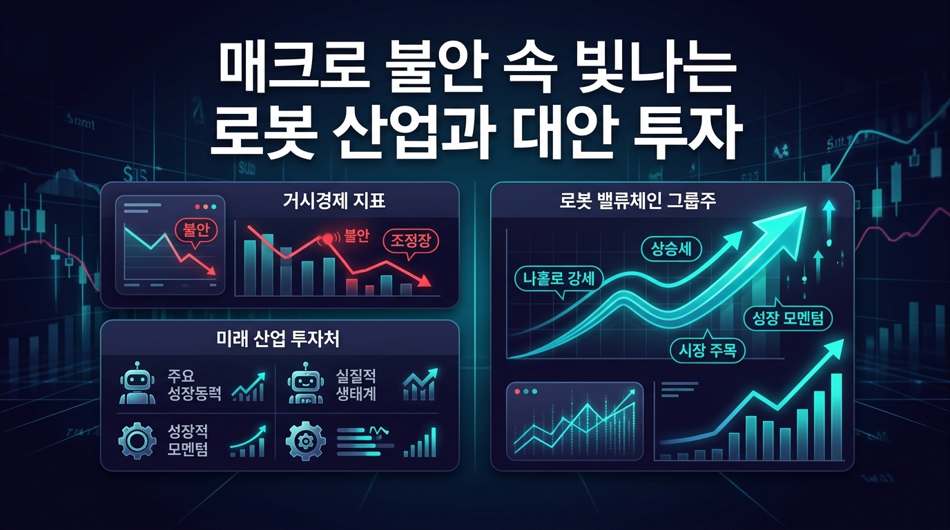 매크로 불안 속 빛나는 로봇 산업과 대안 투자
