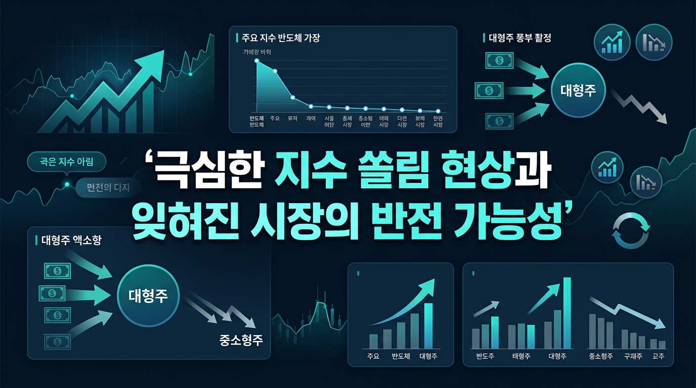 극심한 지수 쏠림 현상과 잊혀진 시장의 반전 가능성