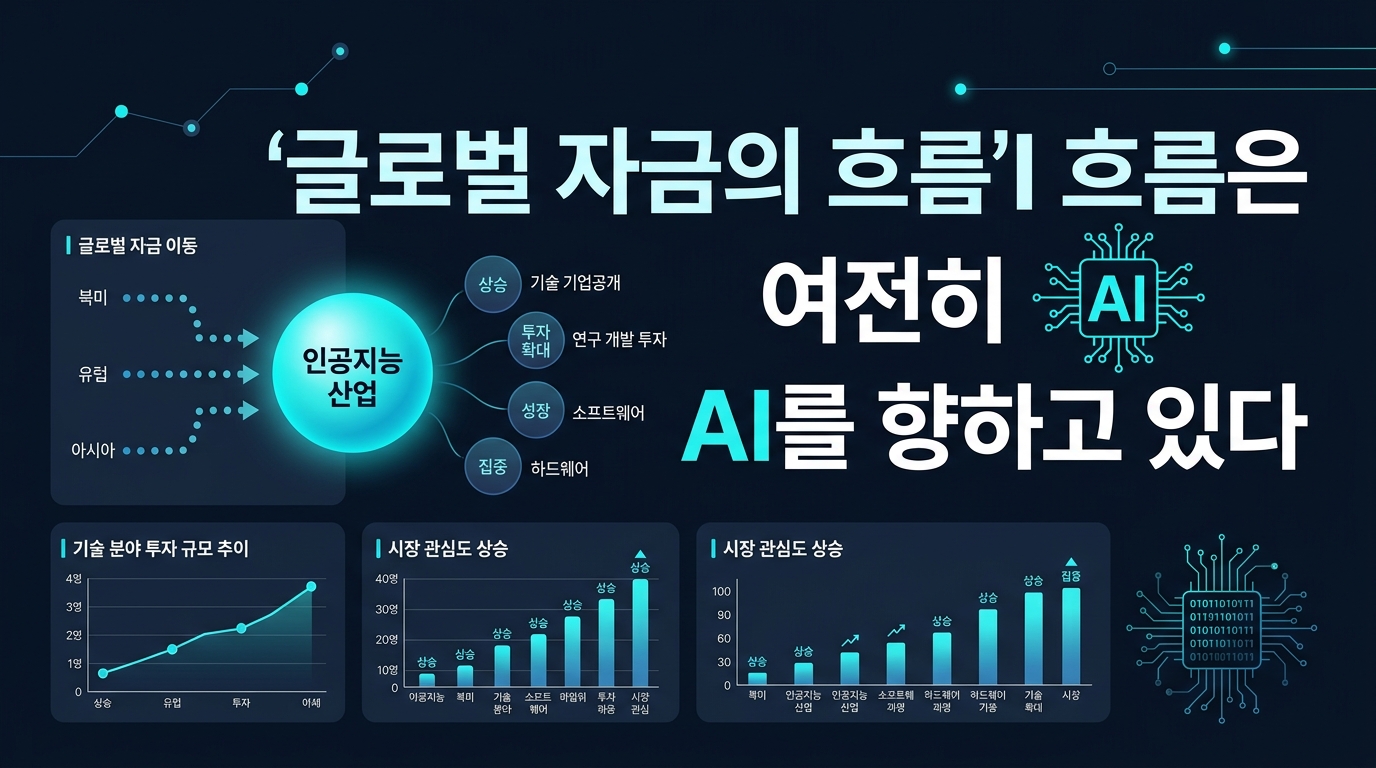 글로벌 자금의 흐름은 여전히 AI를 향하고 있다