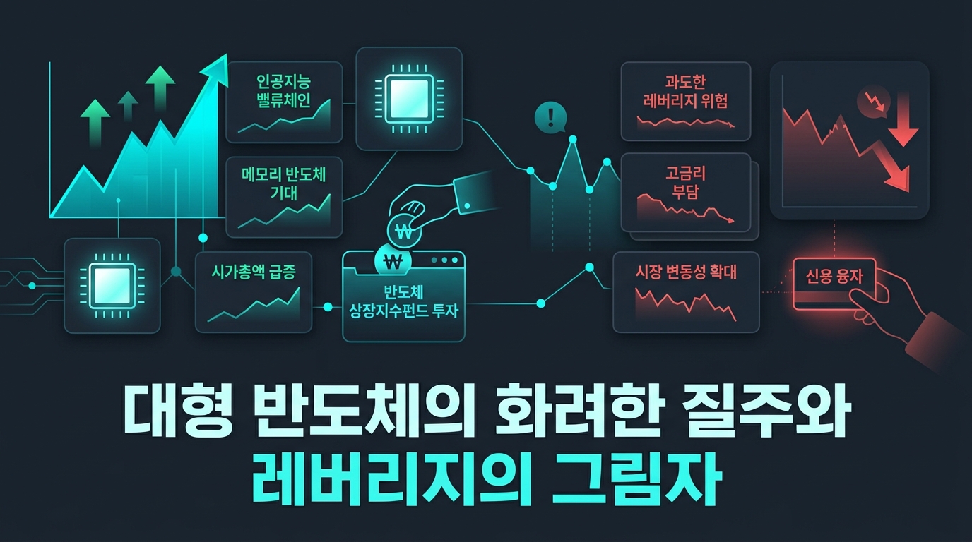 대형 반도체의 화려한 질주와 레버리지의 그림자
