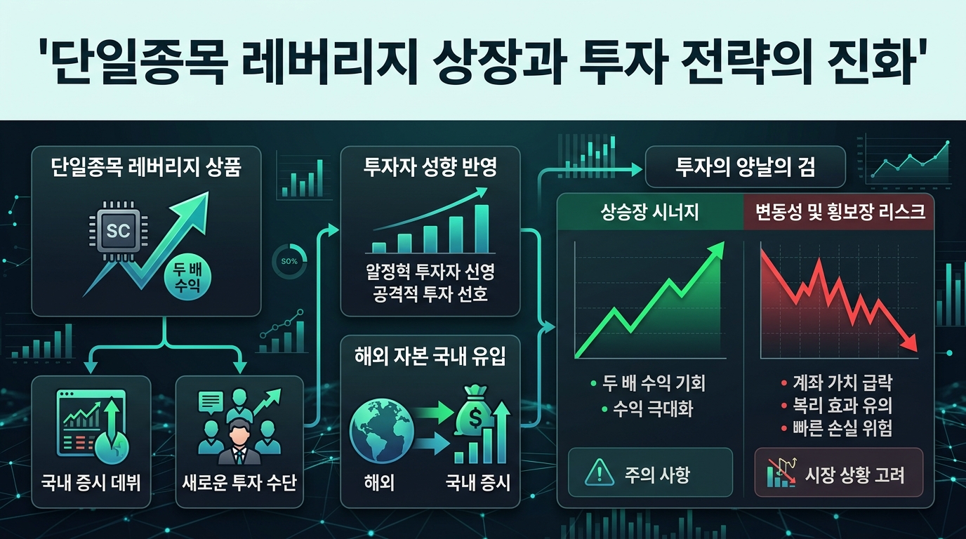 단일종목 레버리지 상장과 투자 전략의 진화