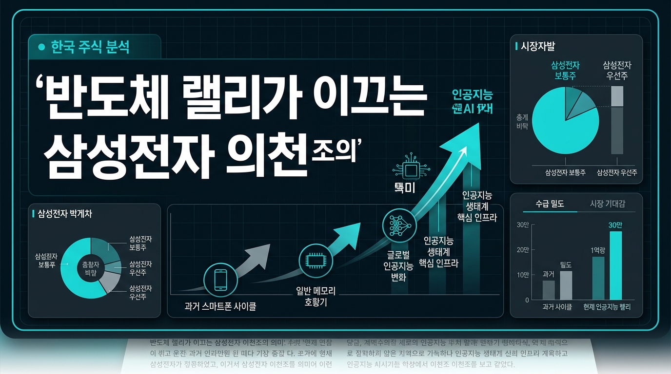 AI 반도체 랠리가 이끄는 삼성전자 2천조의 의미