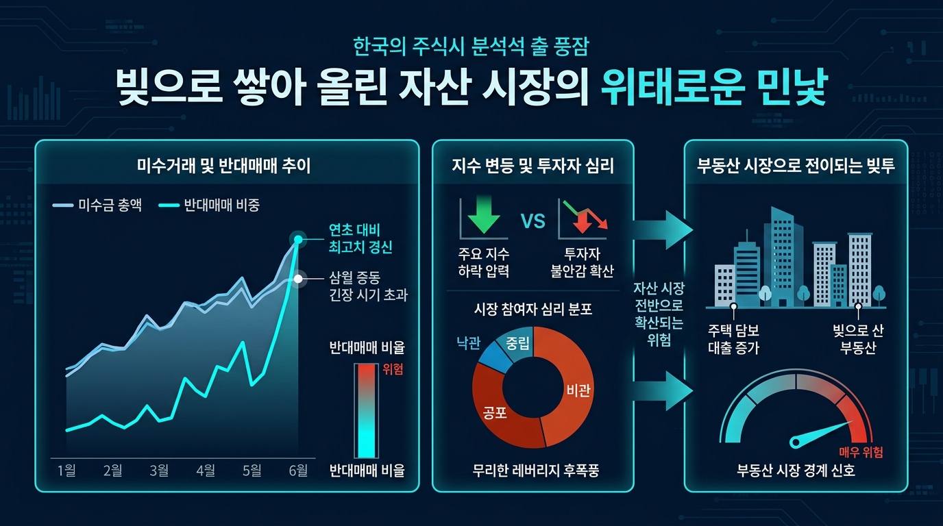빚으로 쌓아 올린 자산 시장의 위태로운 민낯