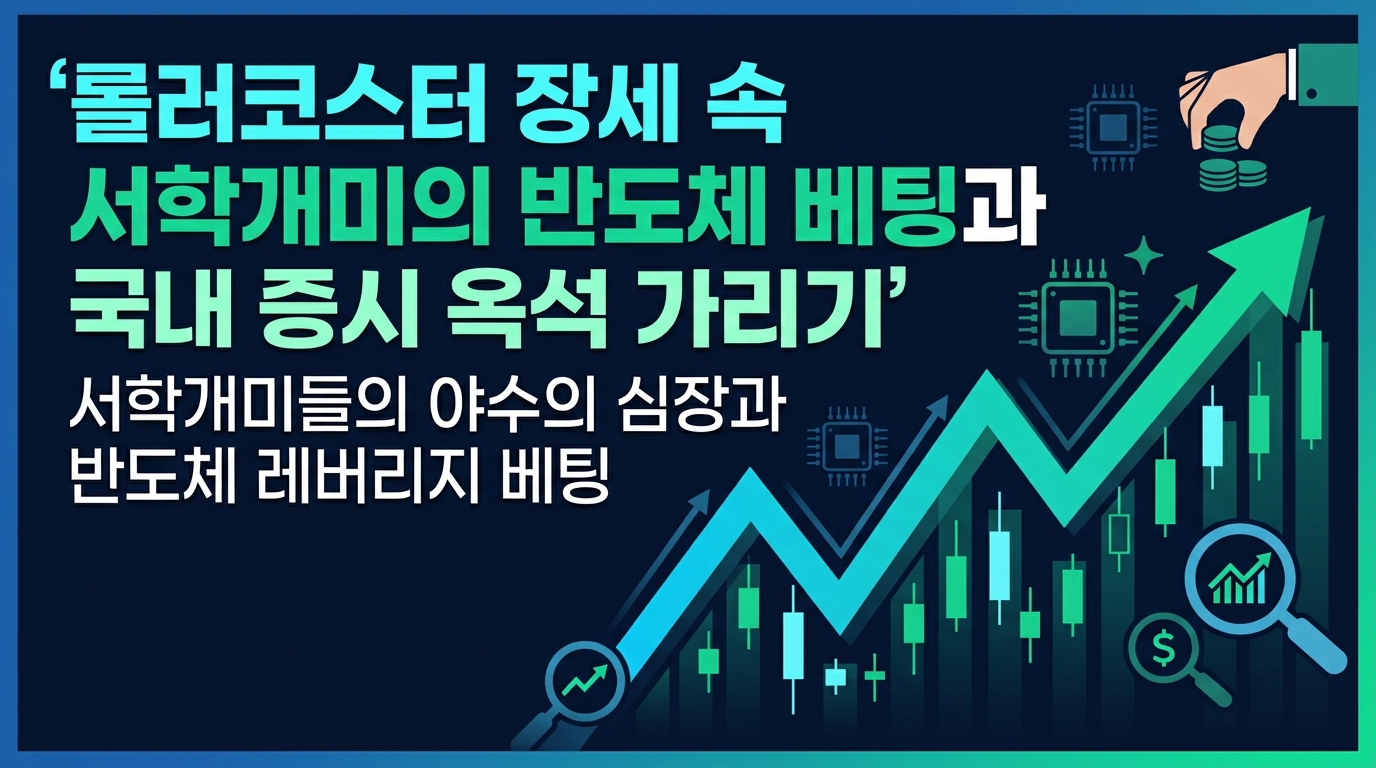 롤러코스터 장세 속 서학개미의 반도체 베팅과 국내 증시 옥석 가리기