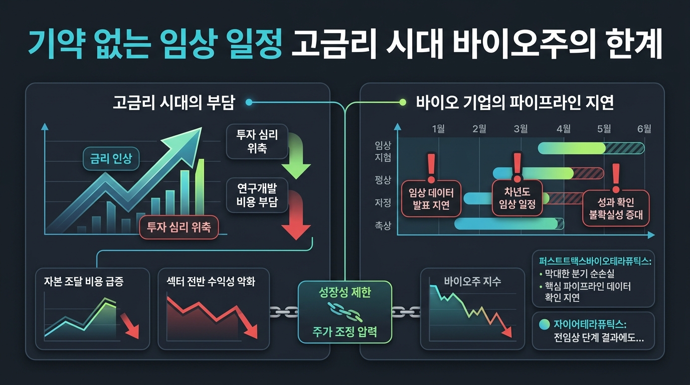 기약 없는 임상 일정, 고금리 시대 바이오주의 한계
