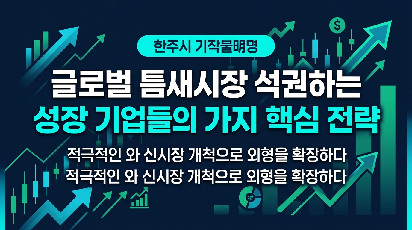 글로벌 틈새시장 석권하는 성장 기업들의 3가지 핵심 전략
